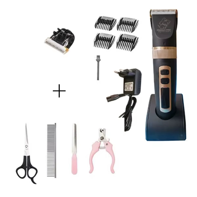 Baorun P9 P3 Clipper Dogs Professional LCD Pet Cat Clippers Electrical Grooming Trimmer Rechargeable Haircut Machine Animal