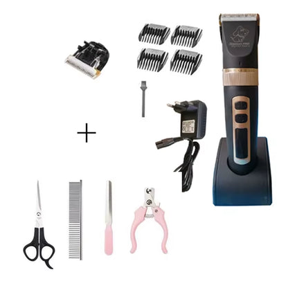 Baorun P9 P3 Clipper Dogs Professional LCD Pet Cat Clippers Electrical Grooming Trimmer Rechargeable Haircut Machine Animal
