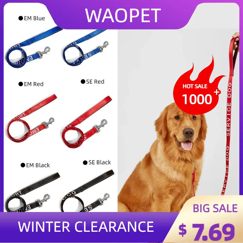 120CM Pet Dog and Cat Leash Bulldog Poodle Harness Collar for Reflective Leashes Nylon Durable Medium Large Walking Training Dog