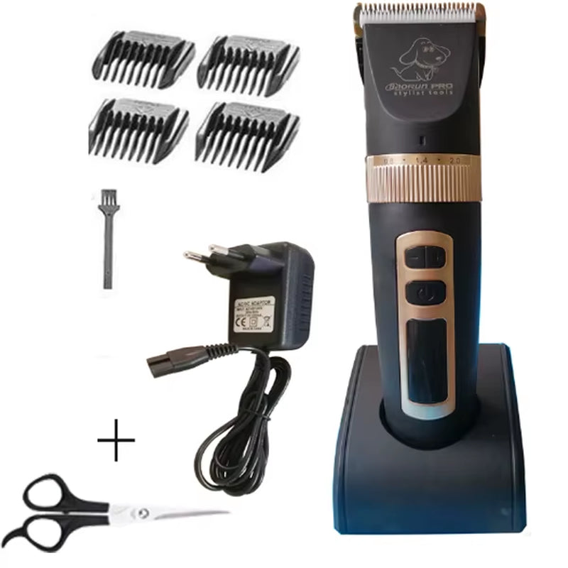 Baorun P9 P3 Clipper Dogs Professional LCD Pet Cat Clippers Electrical Grooming Trimmer Rechargeable Haircut Machine Animal