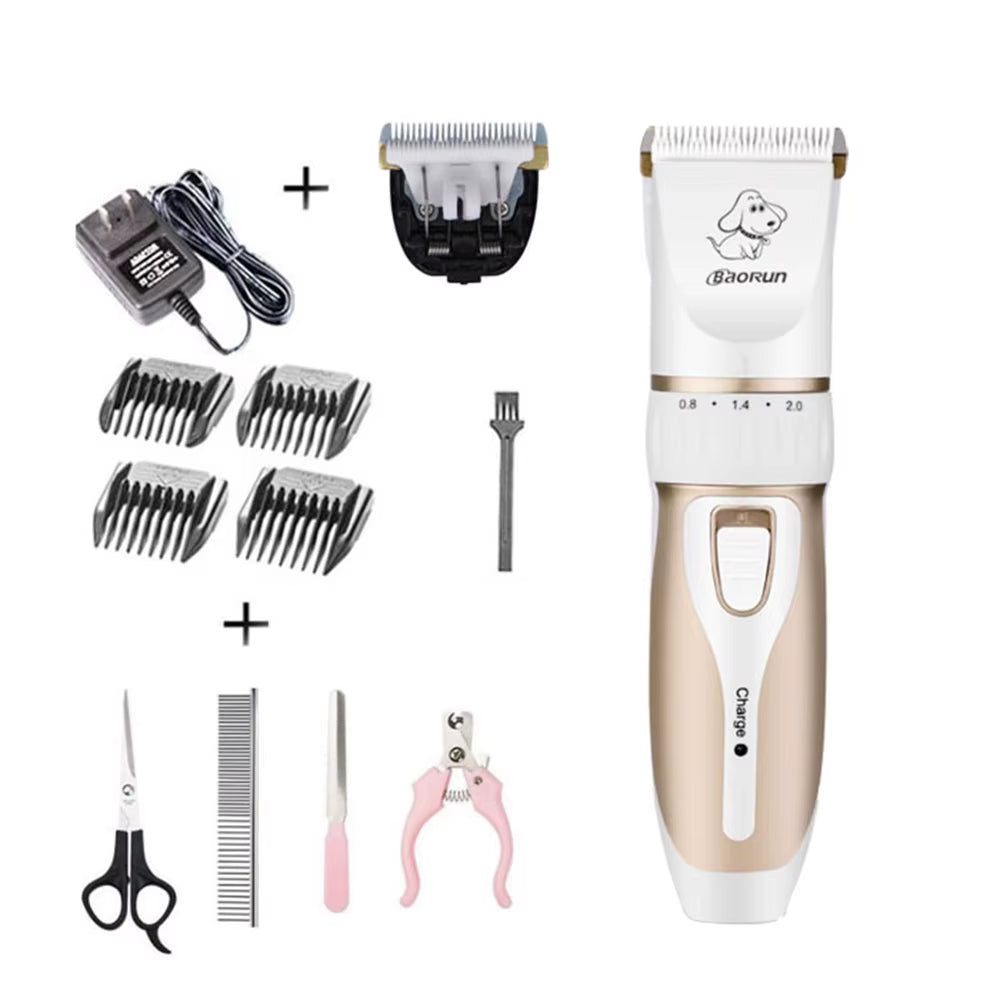Baorun P9 P3 Clipper Dogs Professional LCD Pet Cat Clippers Electrical Grooming Trimmer Rechargeable Haircut Machine Animal