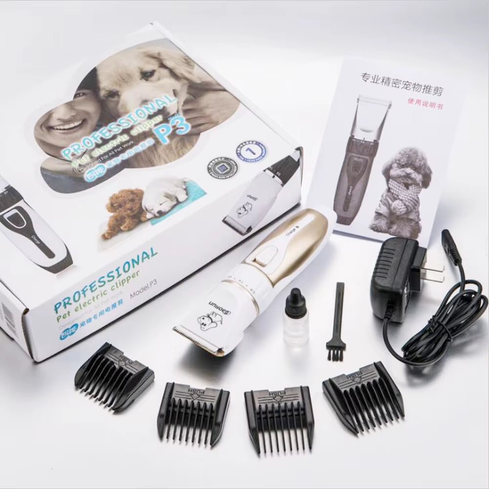 Baorun P9 P3 Clipper Dogs Professional LCD Pet Cat Clippers Electrical Grooming Trimmer Rechargeable Haircut Machine Animal