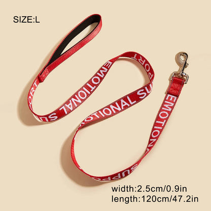 120CM Pet Dog and Cat Leash Bulldog Poodle Harness Collar for Reflective Leashes Nylon Durable Medium Large Walking Training Dog