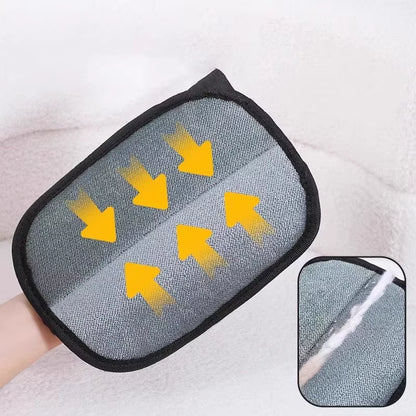 Double-Sided Upgraded Pet Hair Remover Glove Magnet Gloves for Cat Dog Fur Washing Deshedding Cleaning Carpets and Sofas